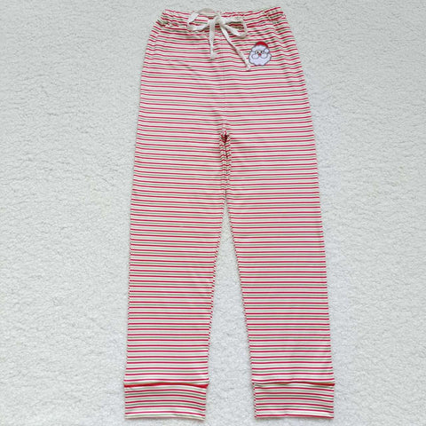 Stripe Santa Family Pajamas - Adult