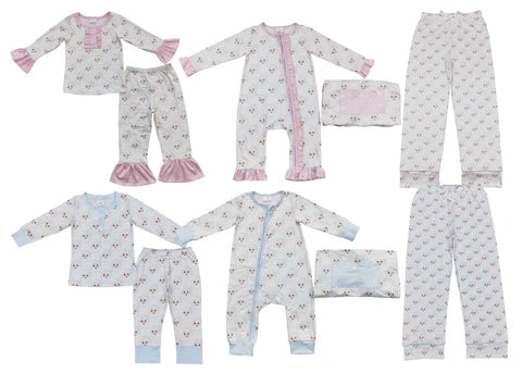 Matching Family Santa Christmas Pajamas