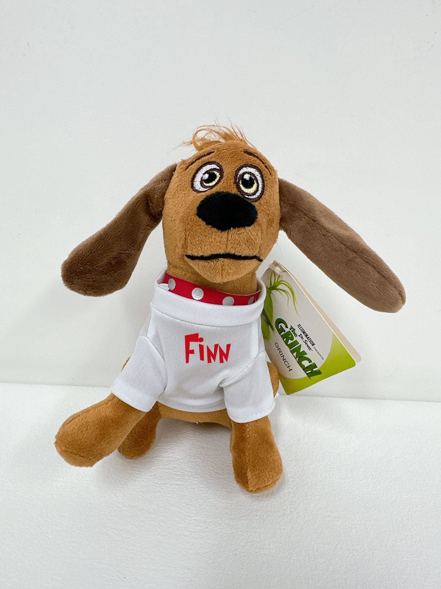Custom Name Christmas Mean Green Animal or Brown Dog Stuffed Animal