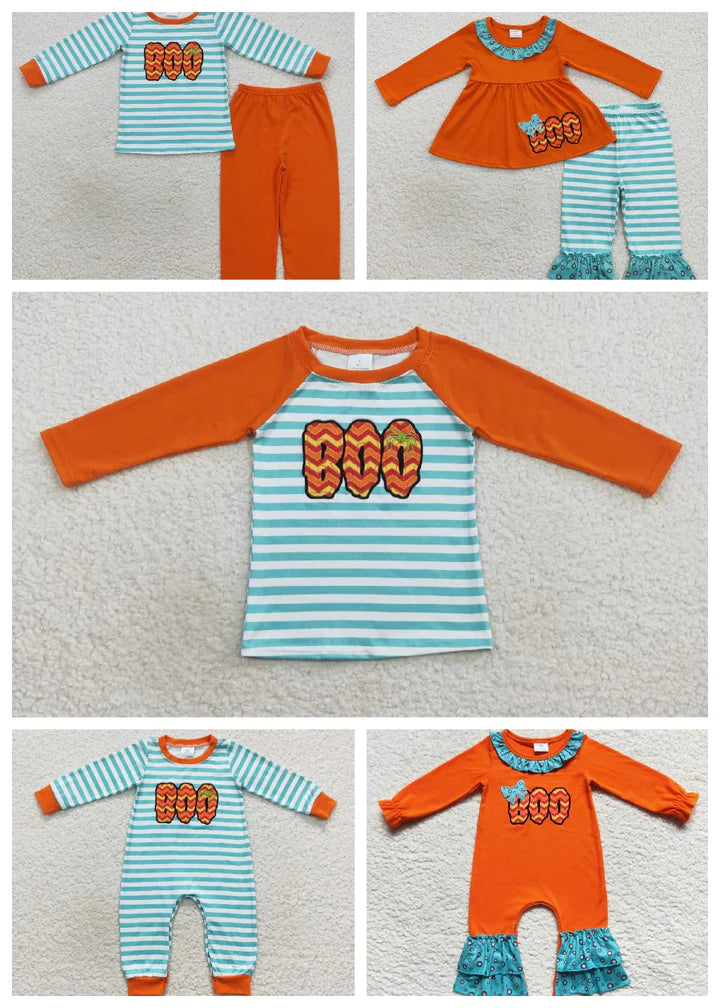 Matching Sibiling Halloween Boo Set