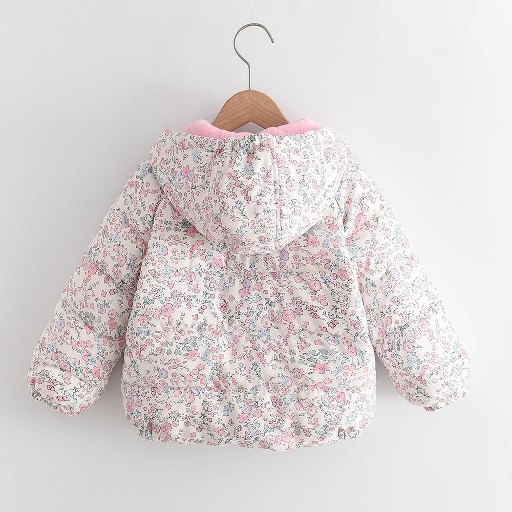 Winter Weather Puffy Jacket - Pretty Petals