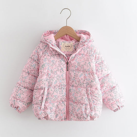 Winter Weather Puffy Jacket - Pretty Petals