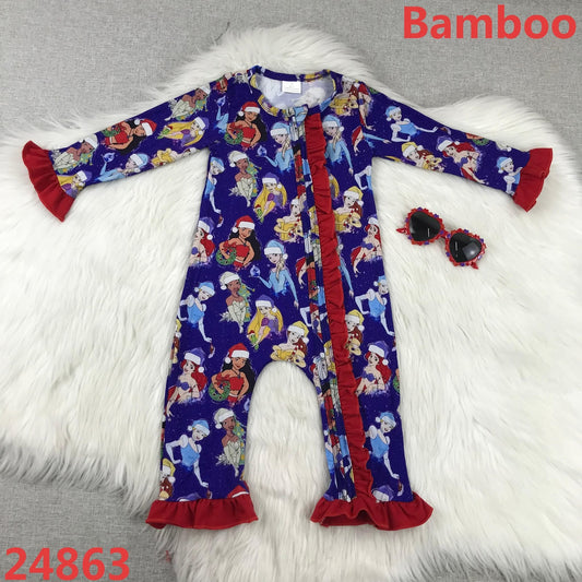 Bamboo Princess Christmas matching Zippie