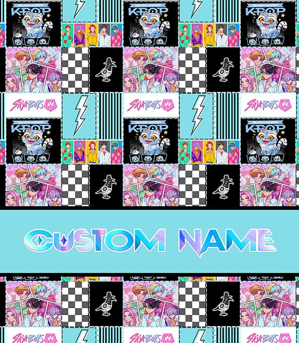 Custom K*P o p D - H u n t e r Cozy Blanket