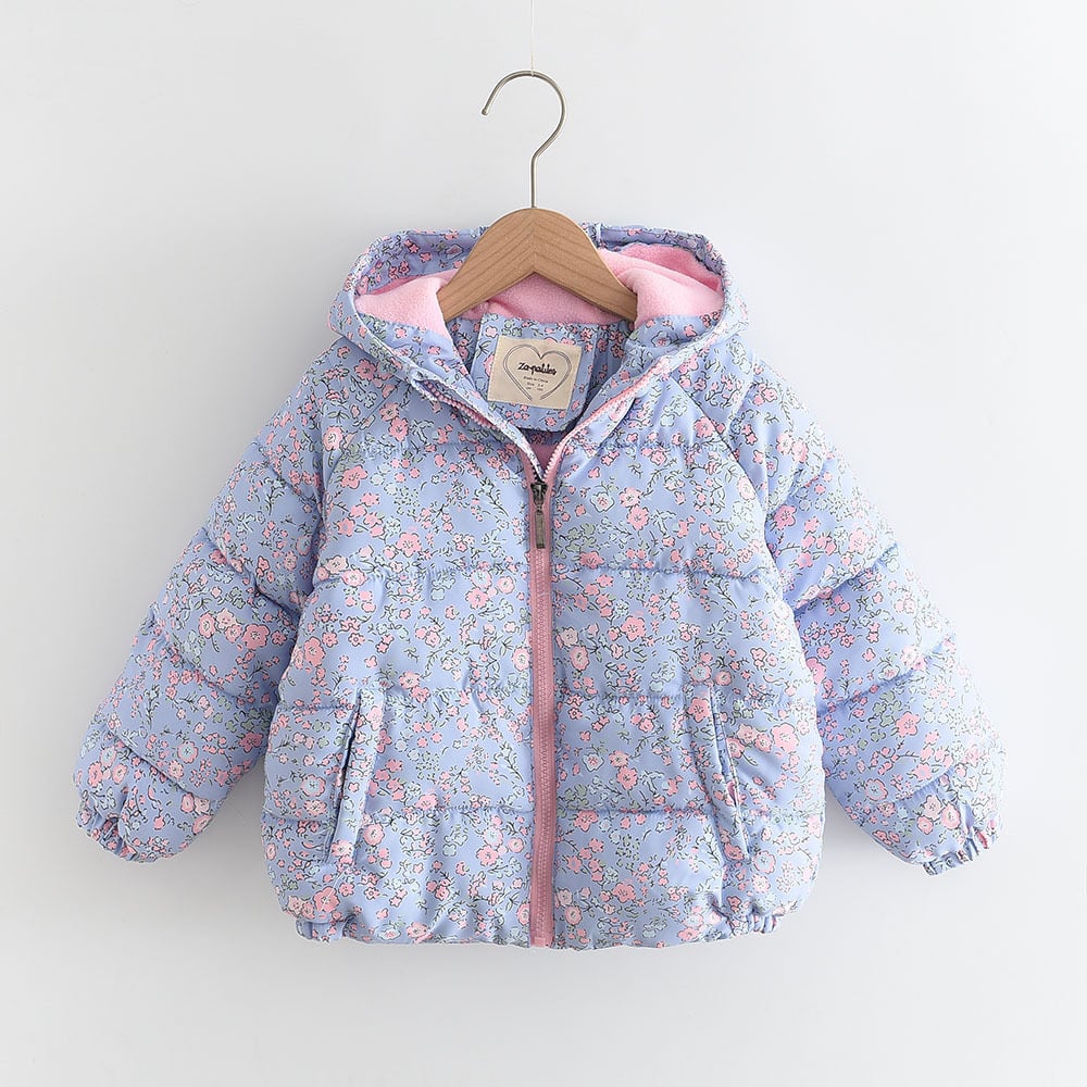 Winter Weather Puffy Jacket - Pretty Petals