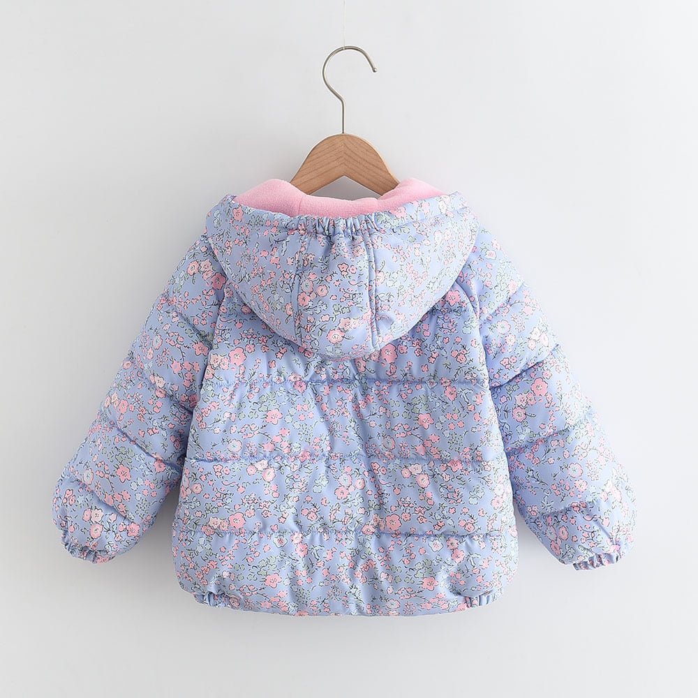 Winter Weather Puffy Jacket - Pretty Petals