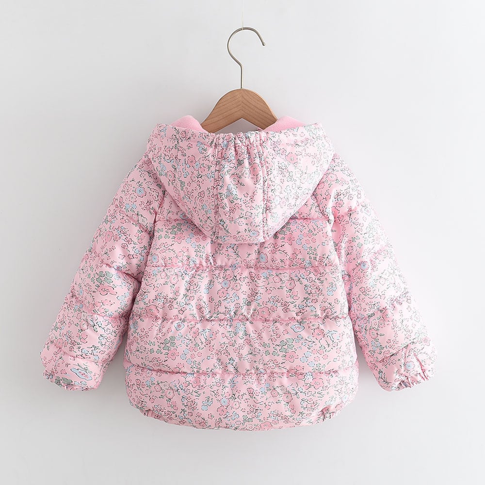 Winter Weather Puffy Jacket - Pretty Petals