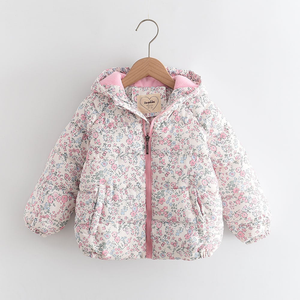 Winter Weather Puffy Jacket - Pretty Petals