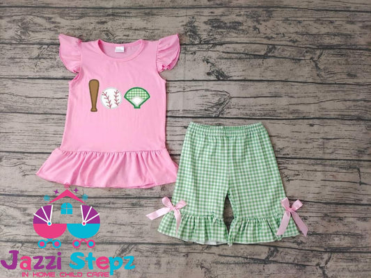 Baseball Shorts Set - Jazzi Stepz