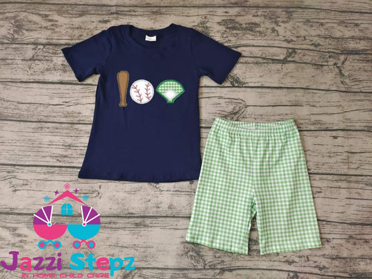 Baseball Shorts Set - Jazzi Stepz